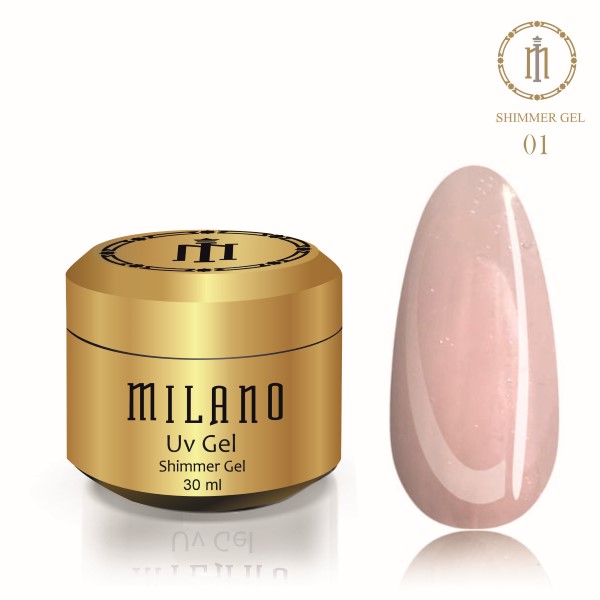 Uv Builder Gel Milano SHIMMER № 01