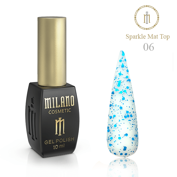 Sparkle Mat Top Milano 10 ml-  № 06
