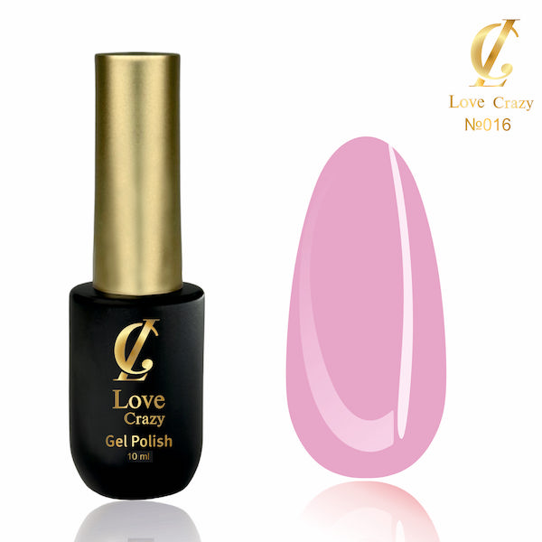 Гель-лак LOVE CRAZY 10 мл № 016