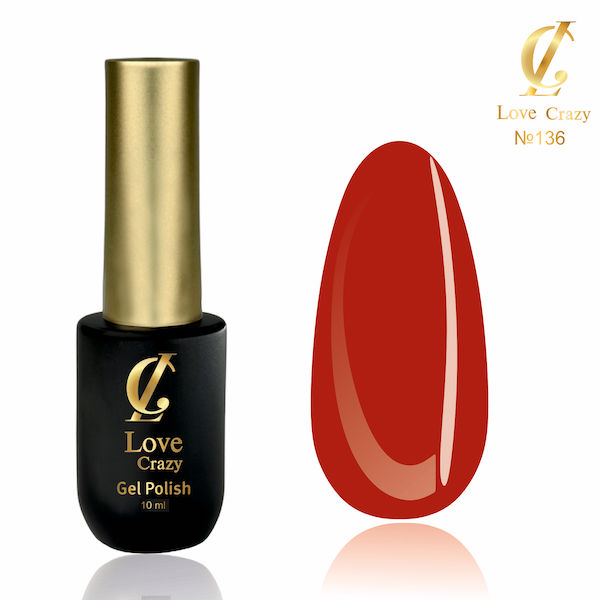 Гель-лак LOVE CRAZY 10 мл № 136