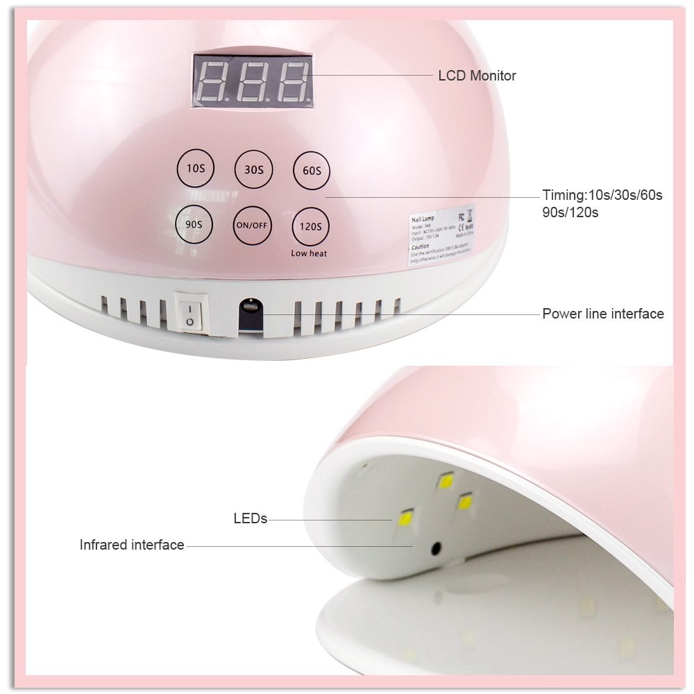 Светодиодная Лампа Для Ногтей F4 Led Lamp, 48 Вт - Image 4