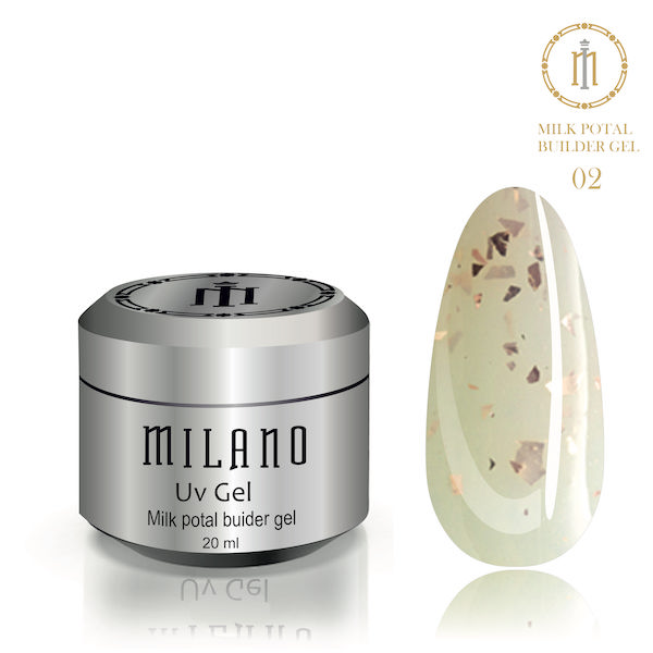 Uv Builder Gel Milano MILK POTAL № 02