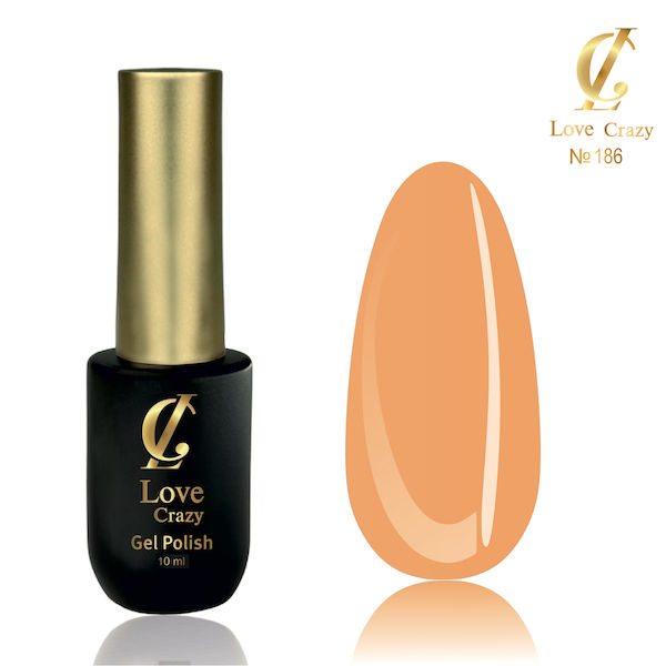 Гель-лак LOVE CRAZY 10 мл № 186