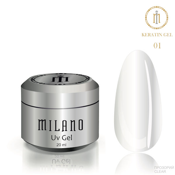 Milano Keratin Gel 20ml - № 01