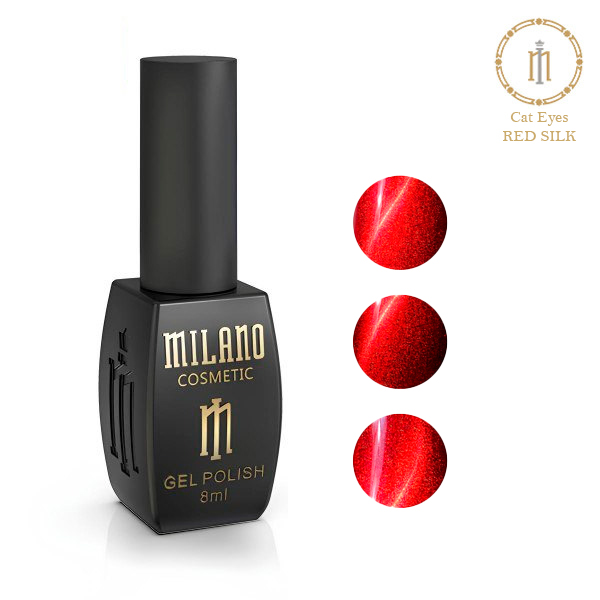 CAT EYES RED SILK